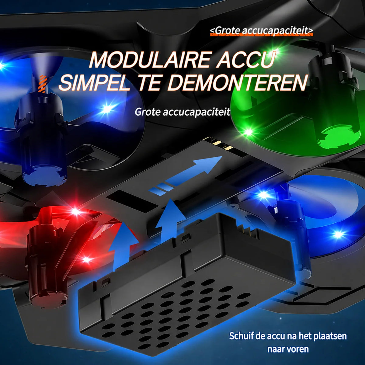RC Fighter Jet Toy 360° Stunts LED Lights Shock-Resistant