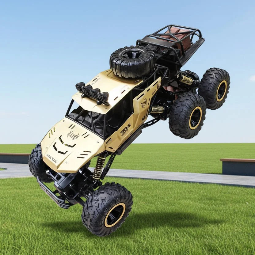 RC Monster Truck 4WD Shock-Absorbing Suspension LED Lights
