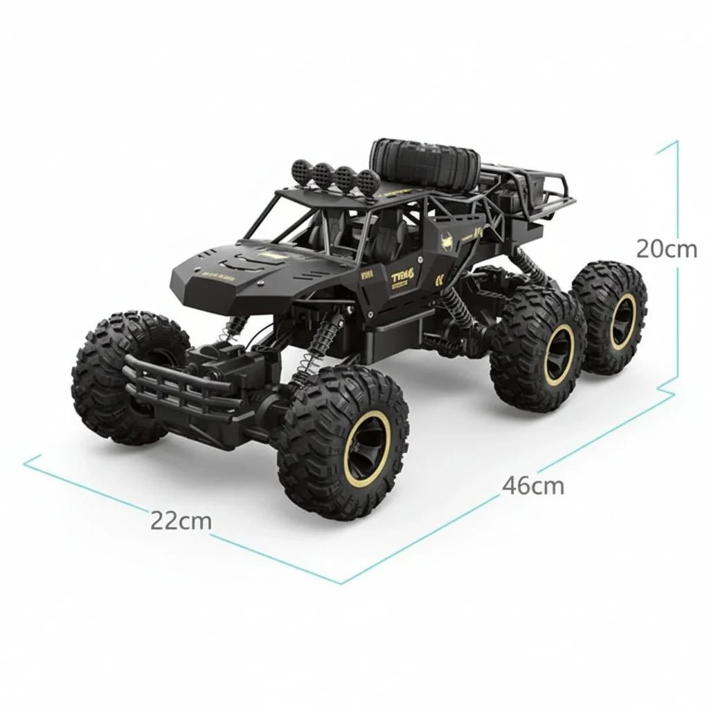 RC Monster Truck 4WD Shock-Absorbing Suspension LED Lights