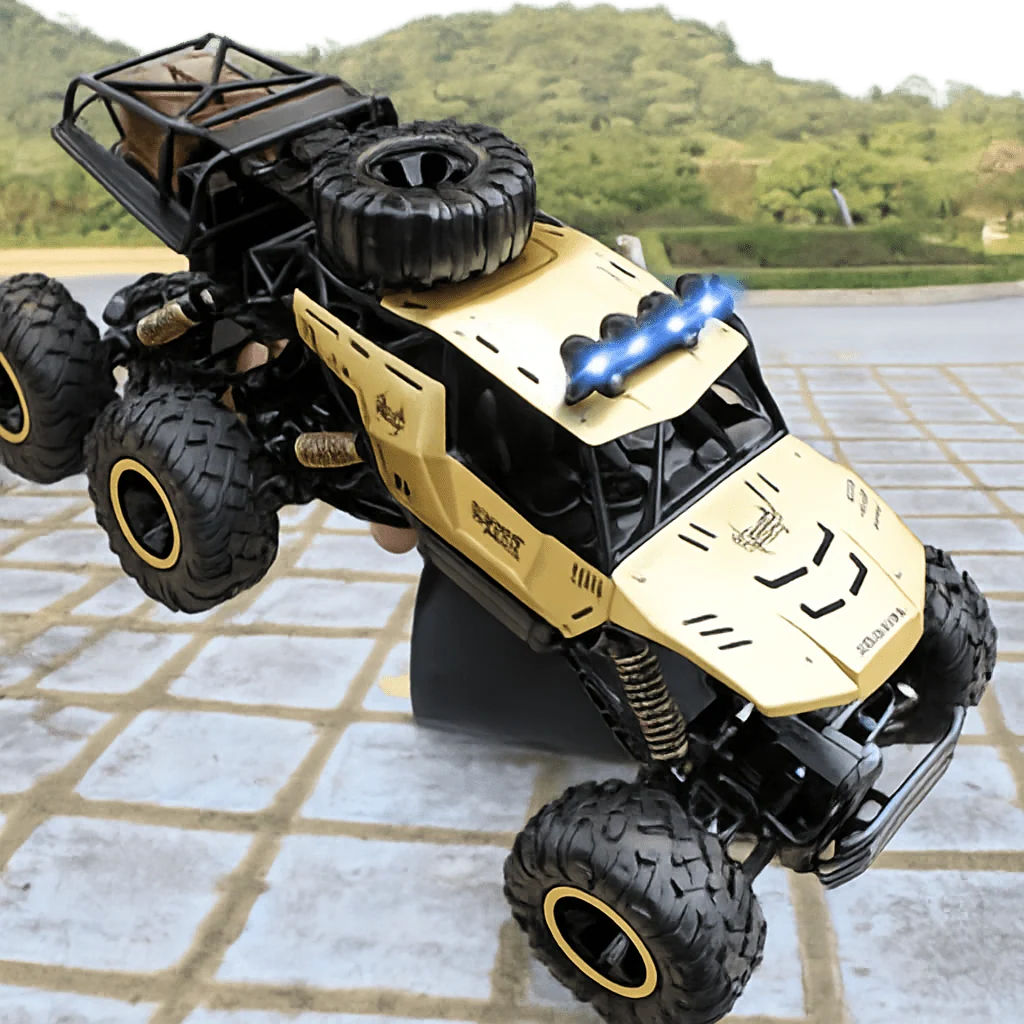 RC Monster Truck 4WD Shock-Absorbing Suspension LED Lights