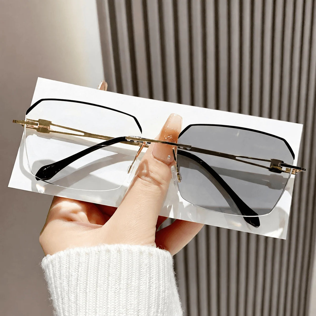 Reading Glasses Adaptive Focus Photochromic Blue Light Filter