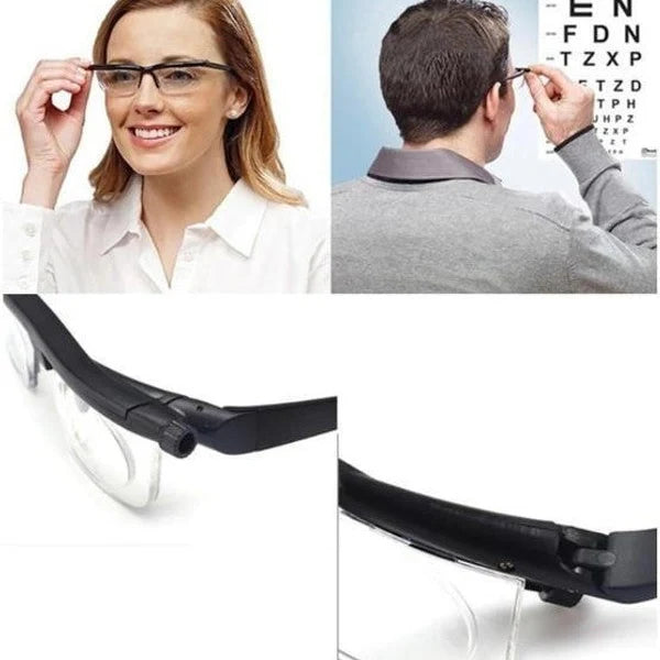 Reading Glasses Adjustable Focus & Scratch-Resistant Lenses