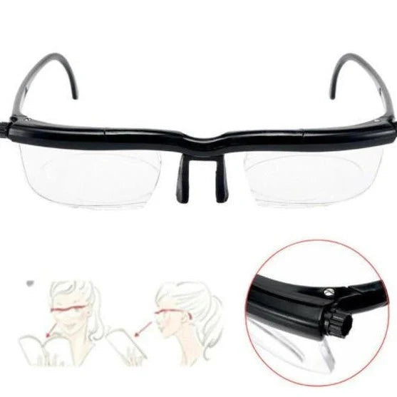 Reading Glasses Adjustable Focus & Scratch-Resistant Lenses
