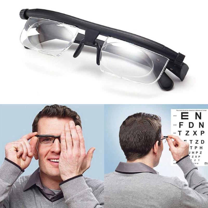 Reading Glasses Dial-Adjustable Focus Lightweight Frame