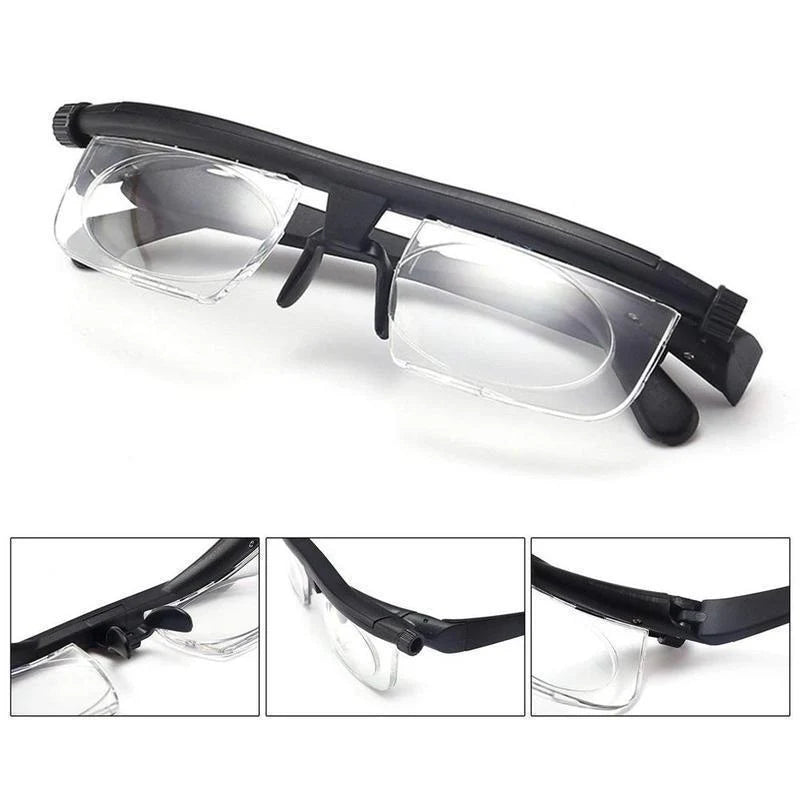 Reading Glasses Dial-Adjustable Focus Lightweight Frame