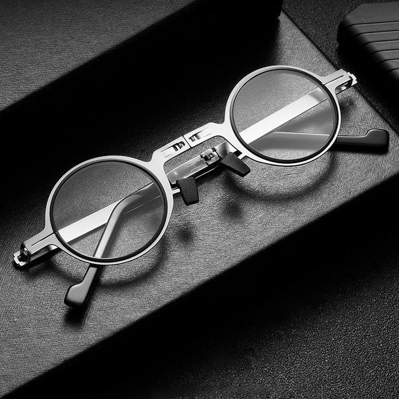 Reading Glasses Foldable Titanium Alloy Blue Light Protection