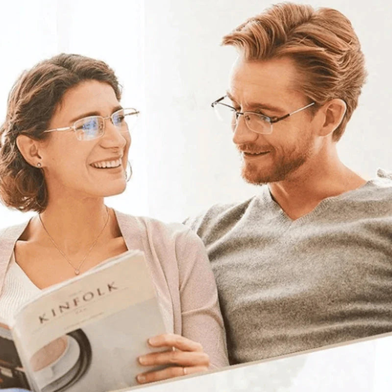 Reading Glasses Multifocal Blue Light Filtering Flexible Frame