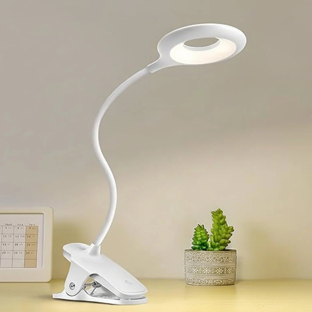 Reading Lamp Clip-On Dimmable USB Powered Adjustable Neck