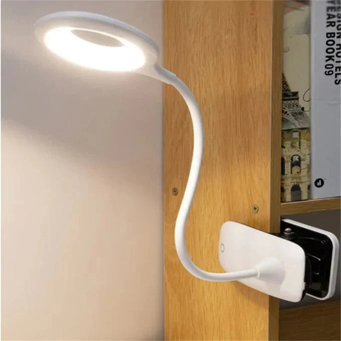 Reading Lamp Clip-On Dimmable USB Powered Adjustable Neck