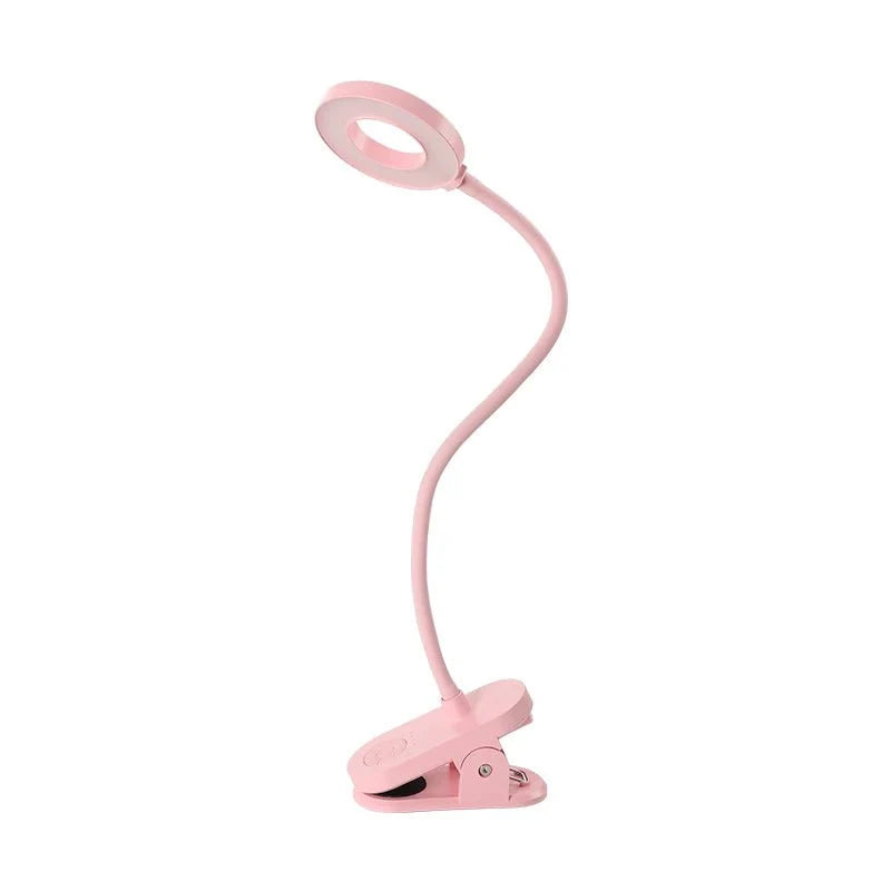 Reading Lamp Clip-On Dimmable USB Powered Adjustable Neck