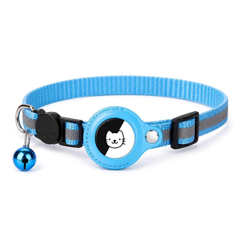 Real-Time GPS Reflective Quick-Release Cat Collar