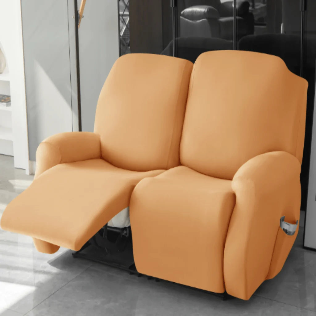Recliner Cover Thick Padded With Cup Holders & Side Pockets