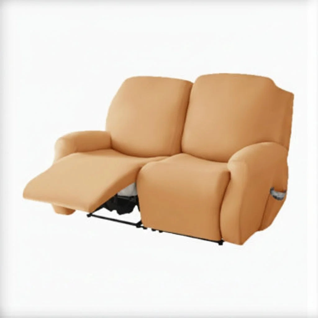 Recliner Cover Thick Padded With Cup Holders & Side Pockets