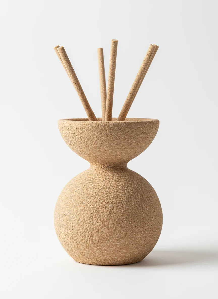 Reed Diffuser Pot Ceramic Glazed Interior Long-Lasting Scent