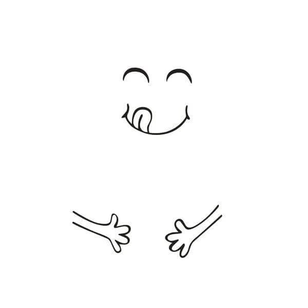 Refrigerator Sticker Waterproof Removable Cartoon Design