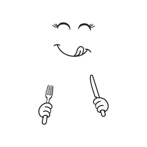 Refrigerator Sticker Waterproof Removable Cartoon Design