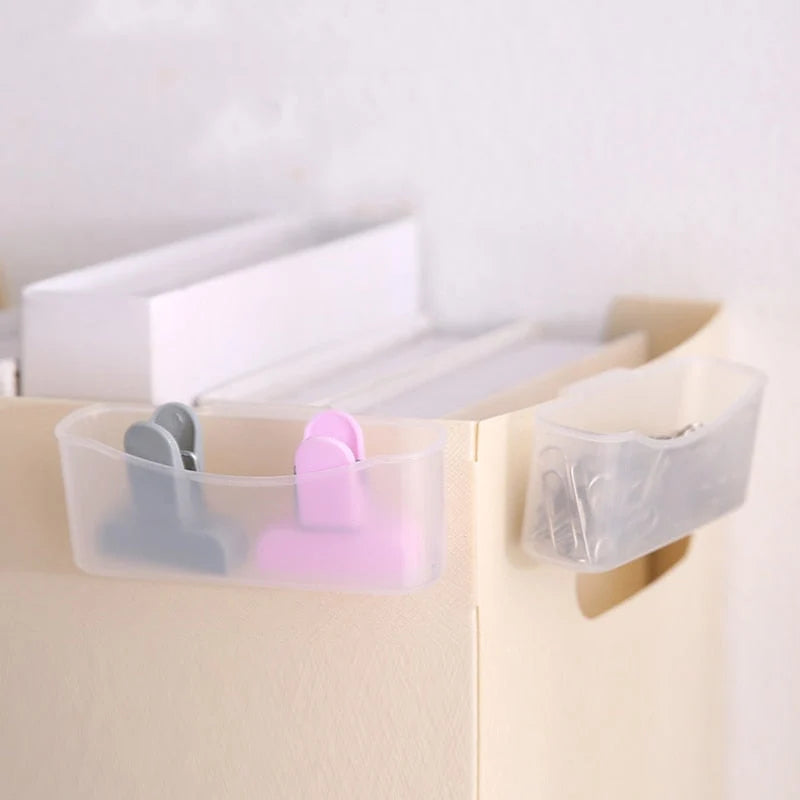 Refrigerator Storage Shelf Buckle-On Movable Set of 2
