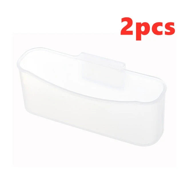 Refrigerator Storage Shelf Buckle-On Movable Set of 2