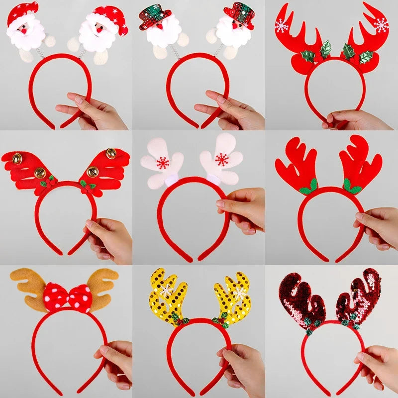 Reindeer Headband Soft Felt One Size Fits All