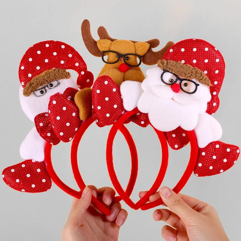 Reindeer Headband Soft Felt One Size Fits All