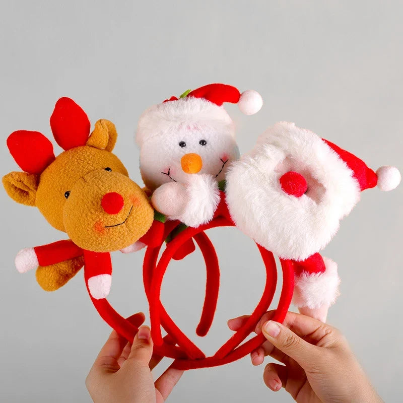 Reindeer Headband Soft Felt One Size Fits All