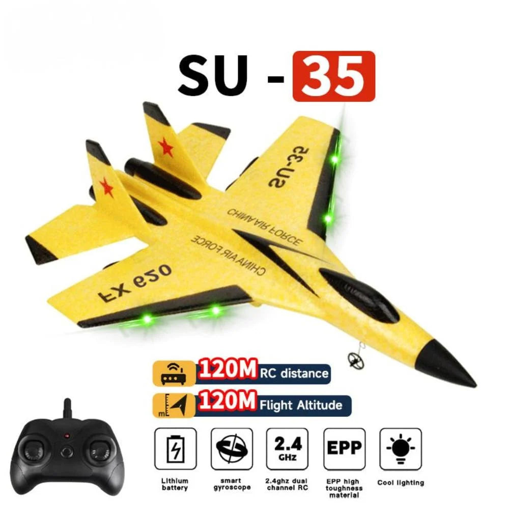 Remote Control Jet 2.4G Stable Flight & LED Lights