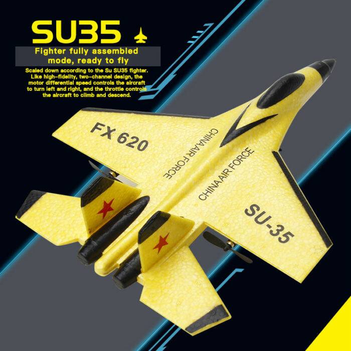 Remote Control Jet 2.4G Stable Flight & LED Lights