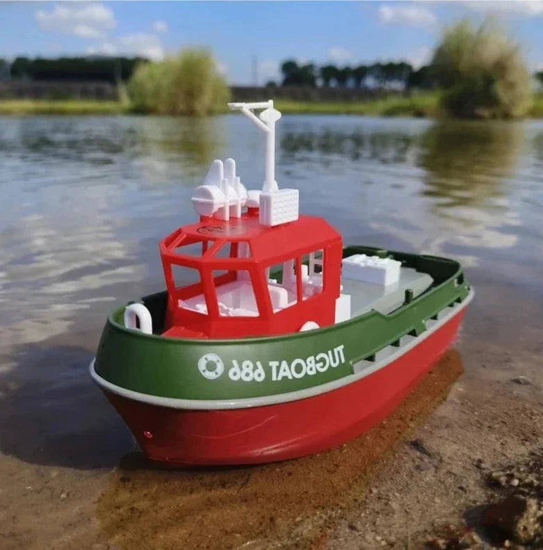 Remote Control Tugboat Dual Motors & 164 Ft Range