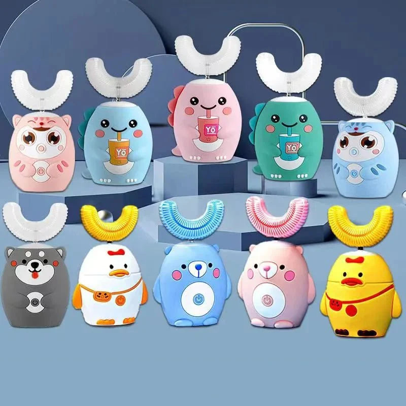Replacement Toothbrush Head Soft Silicone for U-Shaped Toothbrushes