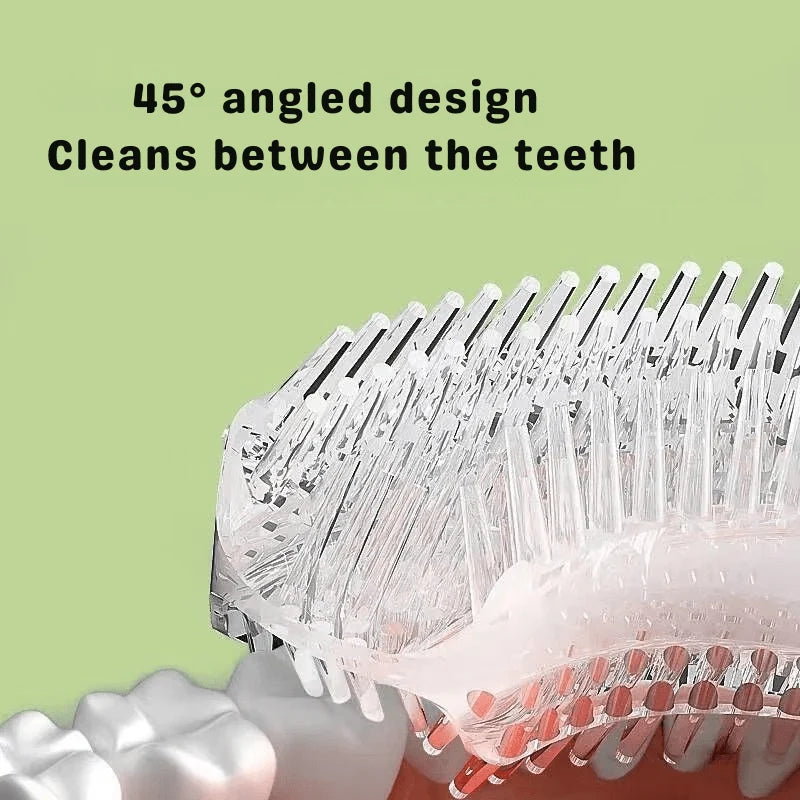 Replacement Toothbrush Head Soft Silicone for U-Shaped Toothbrushes