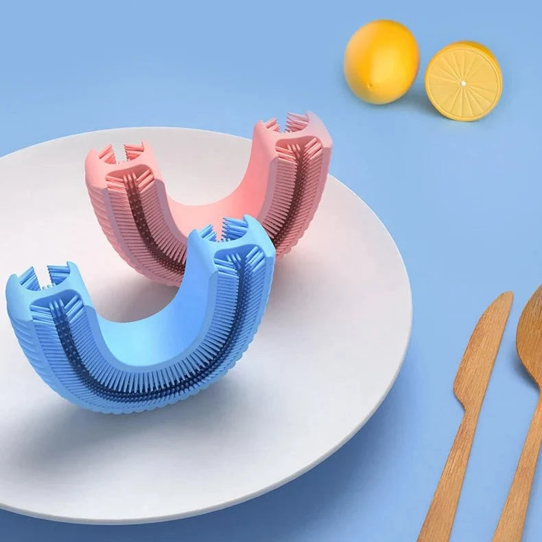 Replacement Toothbrush Head Soft Silicone for U-Shaped Toothbrushes