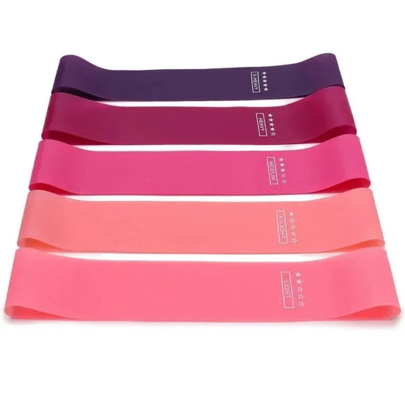 Resistance Band Set 5 Levels Portable With Storage Bag