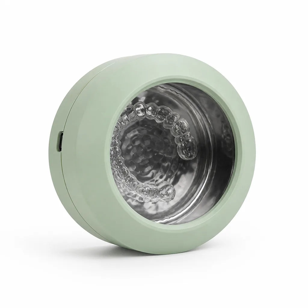 Retainer, Aligner & Mouthguard Cleaner Ultrasonic Travel Size