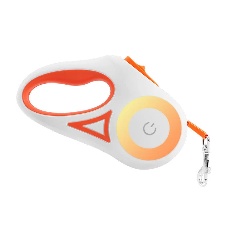 Retractable Dog Leash One-Touch Brake & Lock Tangle-Resistant
