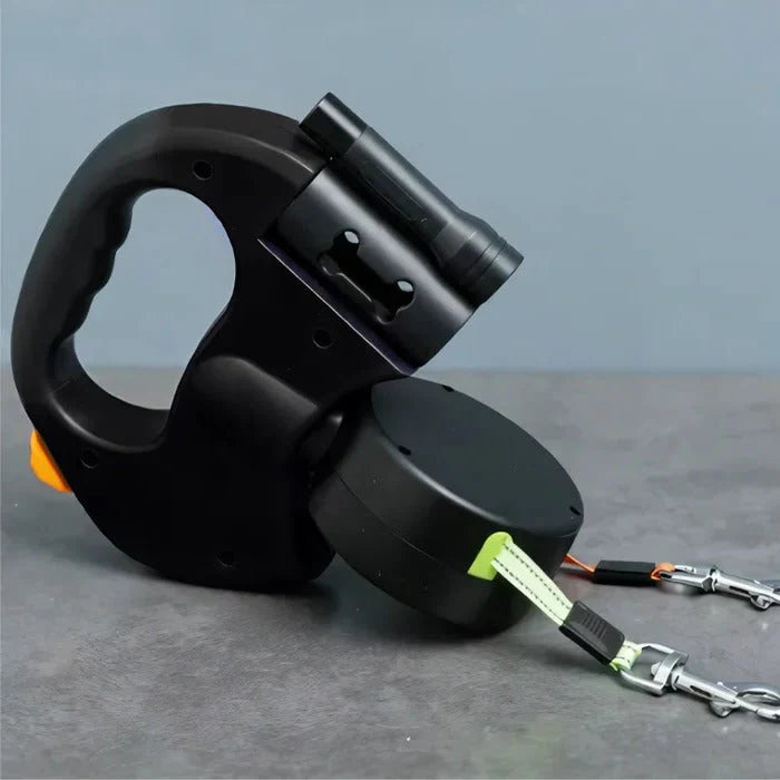 Retractable Leash Dual Anti-Tangle & LED Light