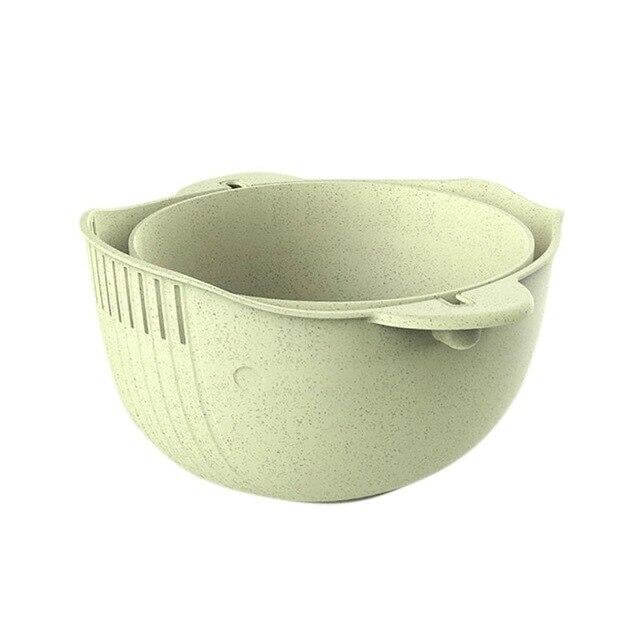 Rice Washing Basket Dense Mesh With Handles