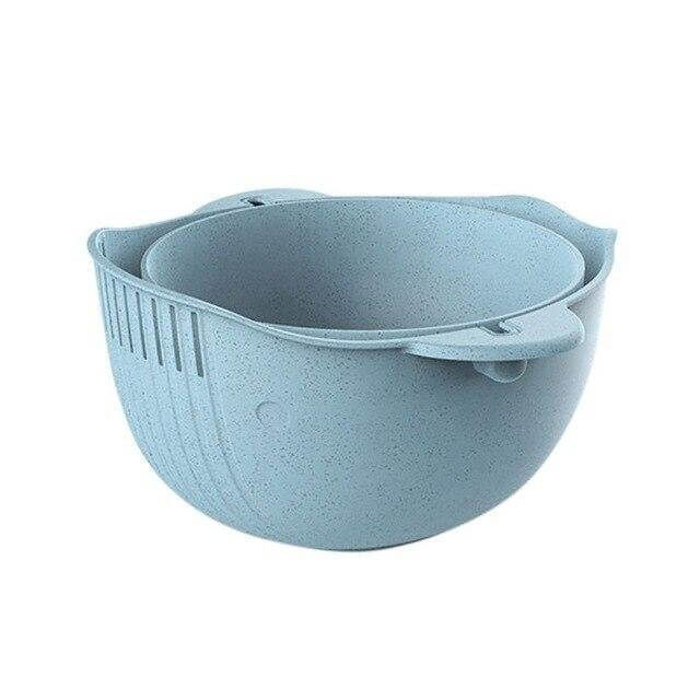Rice Washing Basket Dense Mesh With Handles