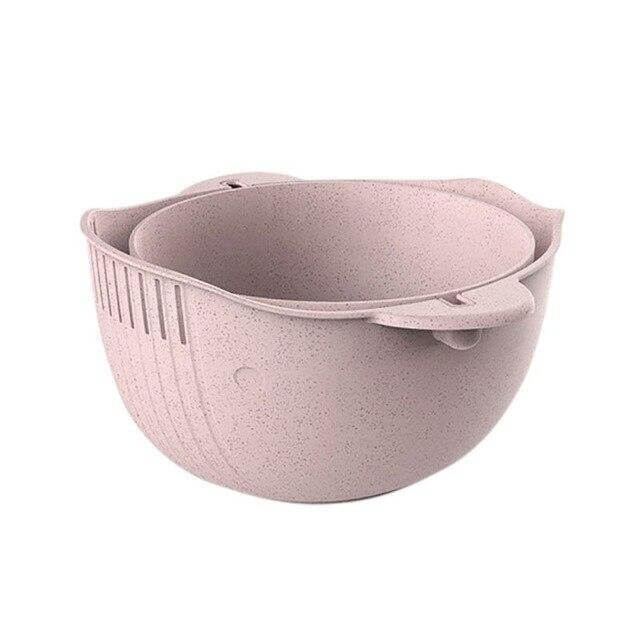 Rice Washing Basket Dense Mesh With Handles