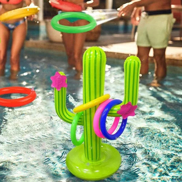 Ring Toss Game Inflatable Cactus 6 Rings