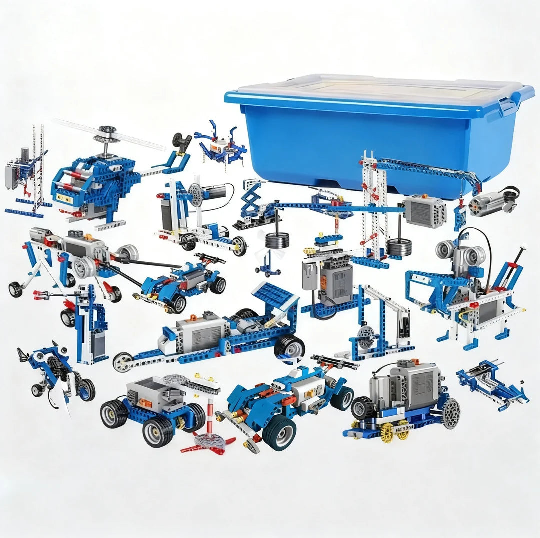 Robot Building Blocks 736-Piece Motorized Remote-Controlled Programmable