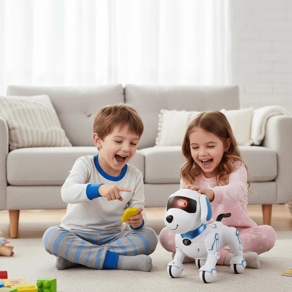 Robot Dog Toy Interactive Remote-Controlled Touch & Sound Response