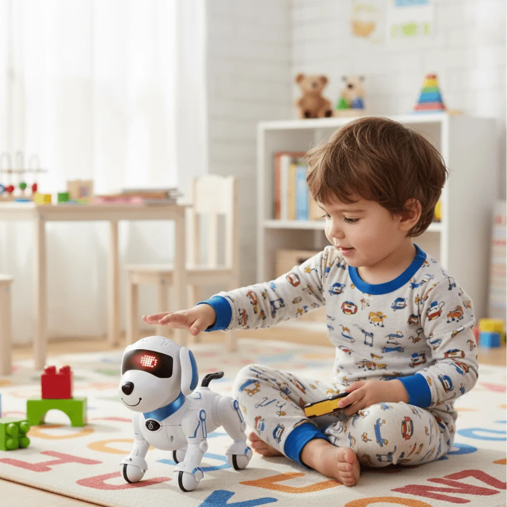 Robot Dog Toy Remote Control Touch-Responsive Walking & Barking