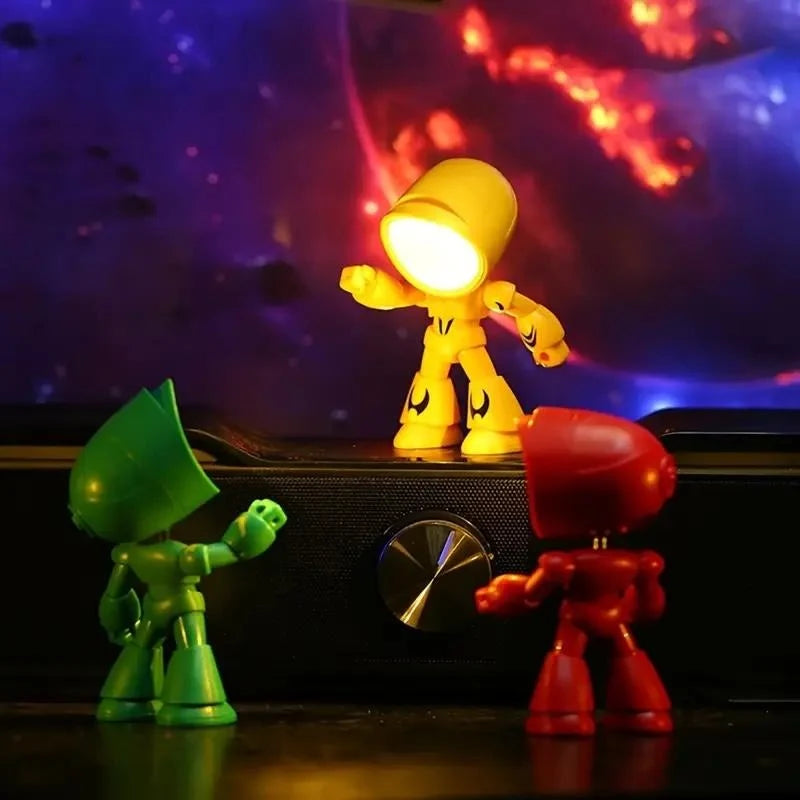 Robot Night Light Soft LED Glow Portable