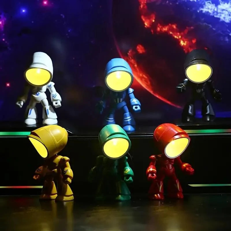 Robot Night Light Soft LED Glow Portable