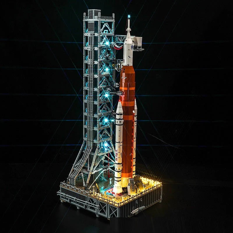 Rocket Building Kit Multistage Launch Tower 3,601-Piece Set