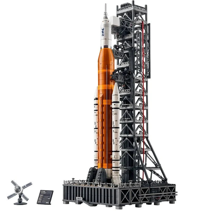 Rocket Building Kit Multistage Launch Tower 3,601-Piece Set