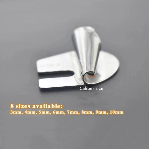 Rolled Hem Presser Foot Stainless Steel Multiple Sizes