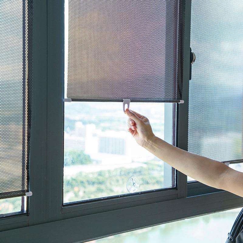 Roller Window Blind Blackout Suction Cup Mount