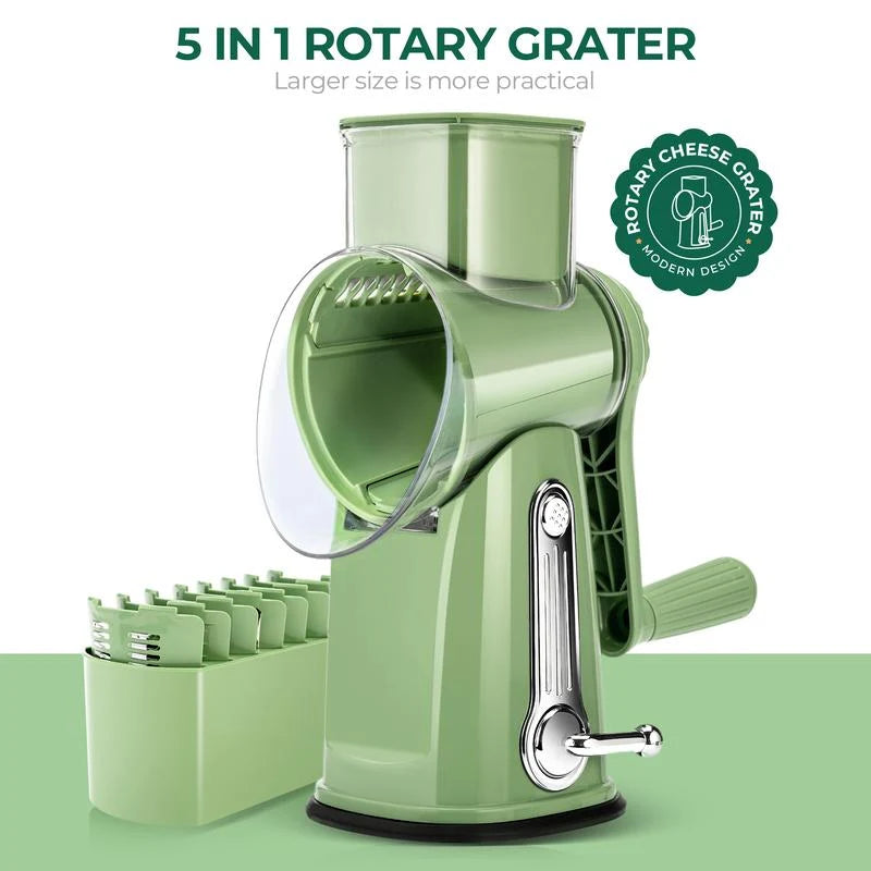 Rotary Grater Suction Base & Stainless Steel Blades