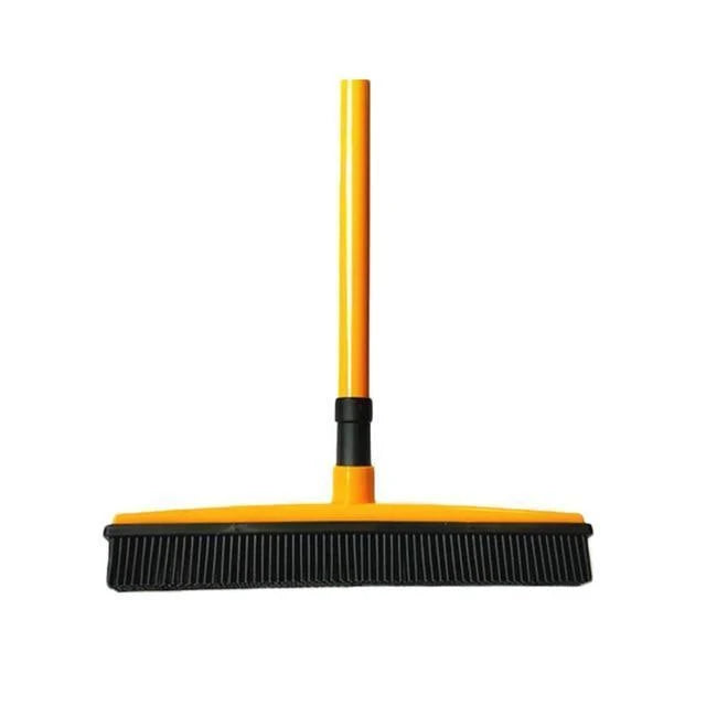 Rubber Broom Natural Rubber Head Squeegee Telescopic 60 Inch